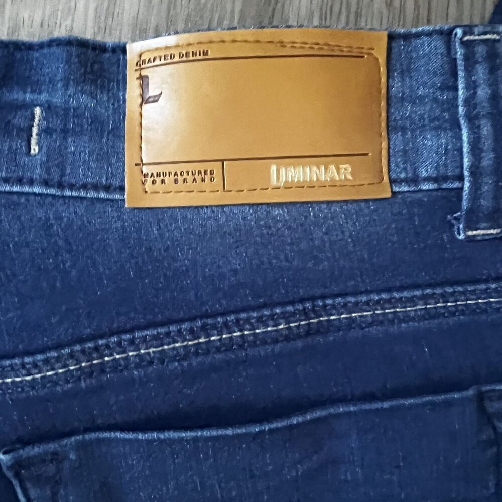 NWOT Liminar Jeans Original & Authentic Denim Pants tapered leg size 36 worn loo - Picture 3 of 10